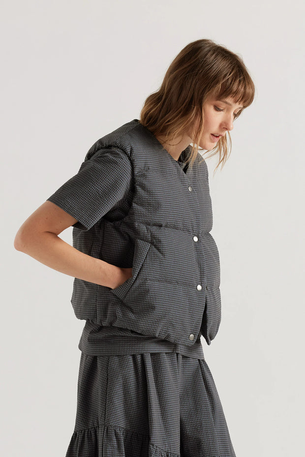 Static Quilted Down Vest