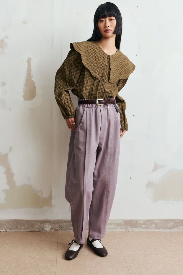 Tuck Top | Khaki Grey