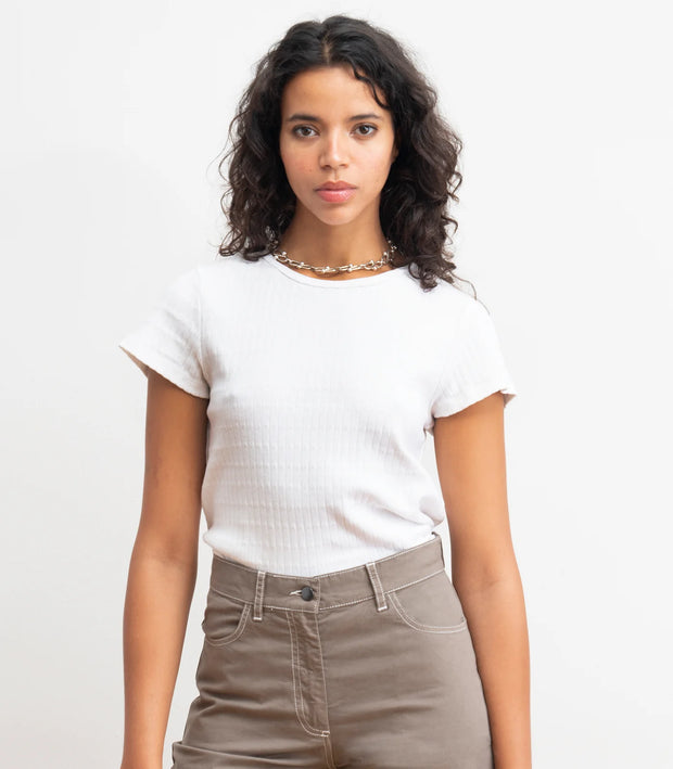 Miranda Pointelle Tee