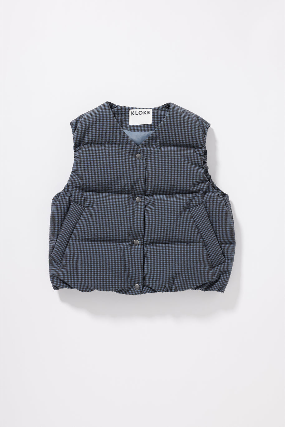 Static Quilted Down Vest