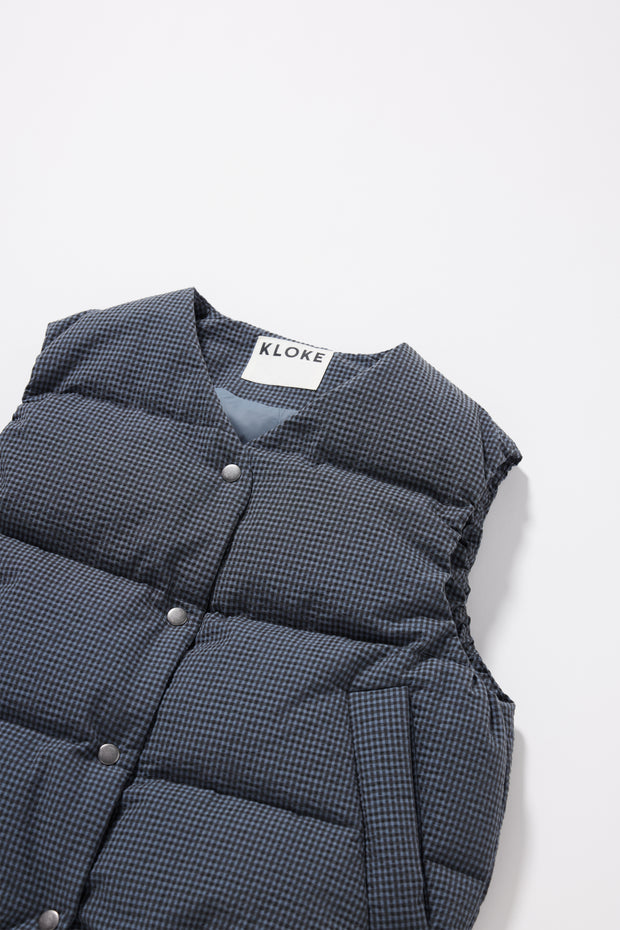 Static Quilted Down Vest