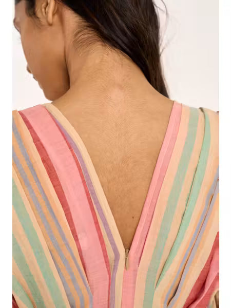 Soho Dress | Popsicle Stripe