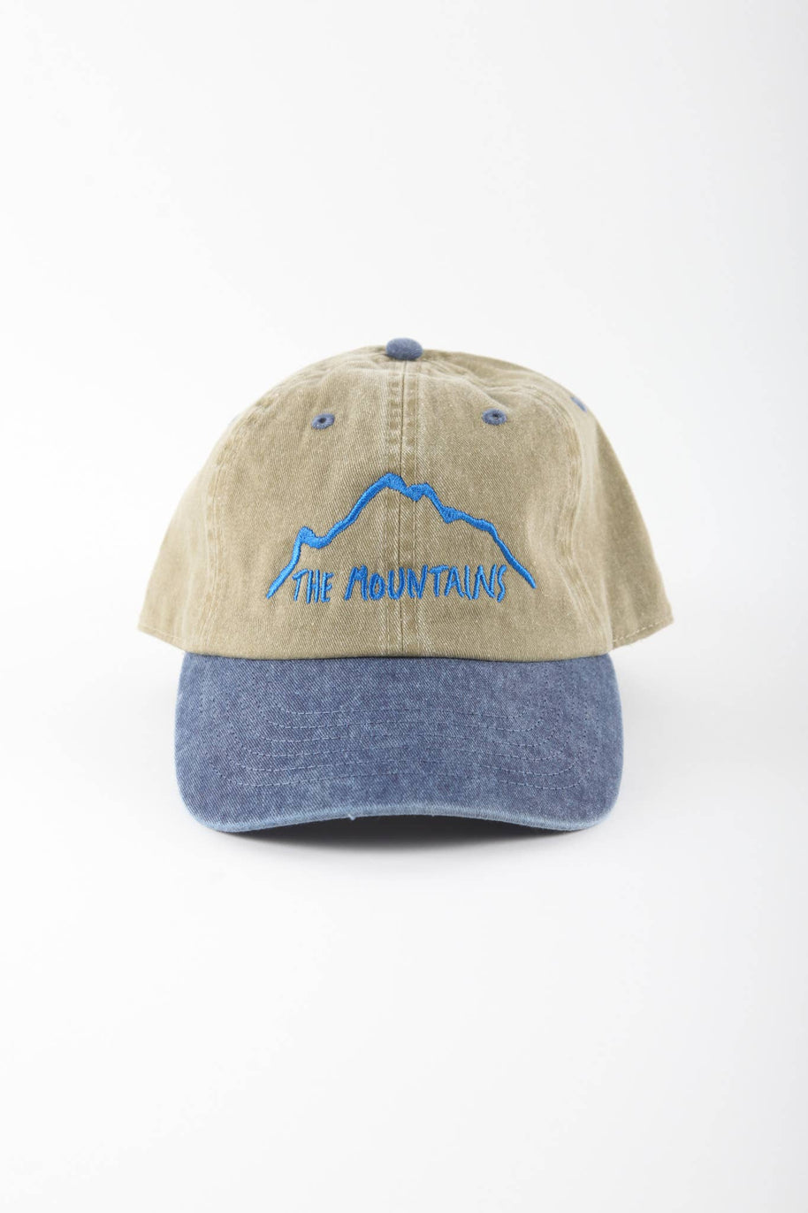 The Mountains Cap - Two Tone Blue