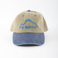 The Mountains Cap - Two Tone Blue