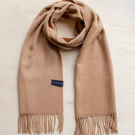 Lambswool Scarf | Camel