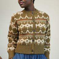 Sugi-Sue Fair Isle Cardigan