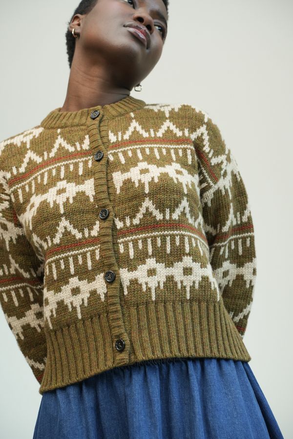 Sugi-Sue Fair Isle Cardigan