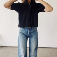 The Boxy Polo | Black