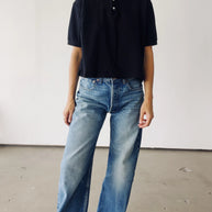 The Boxy Polo | Black