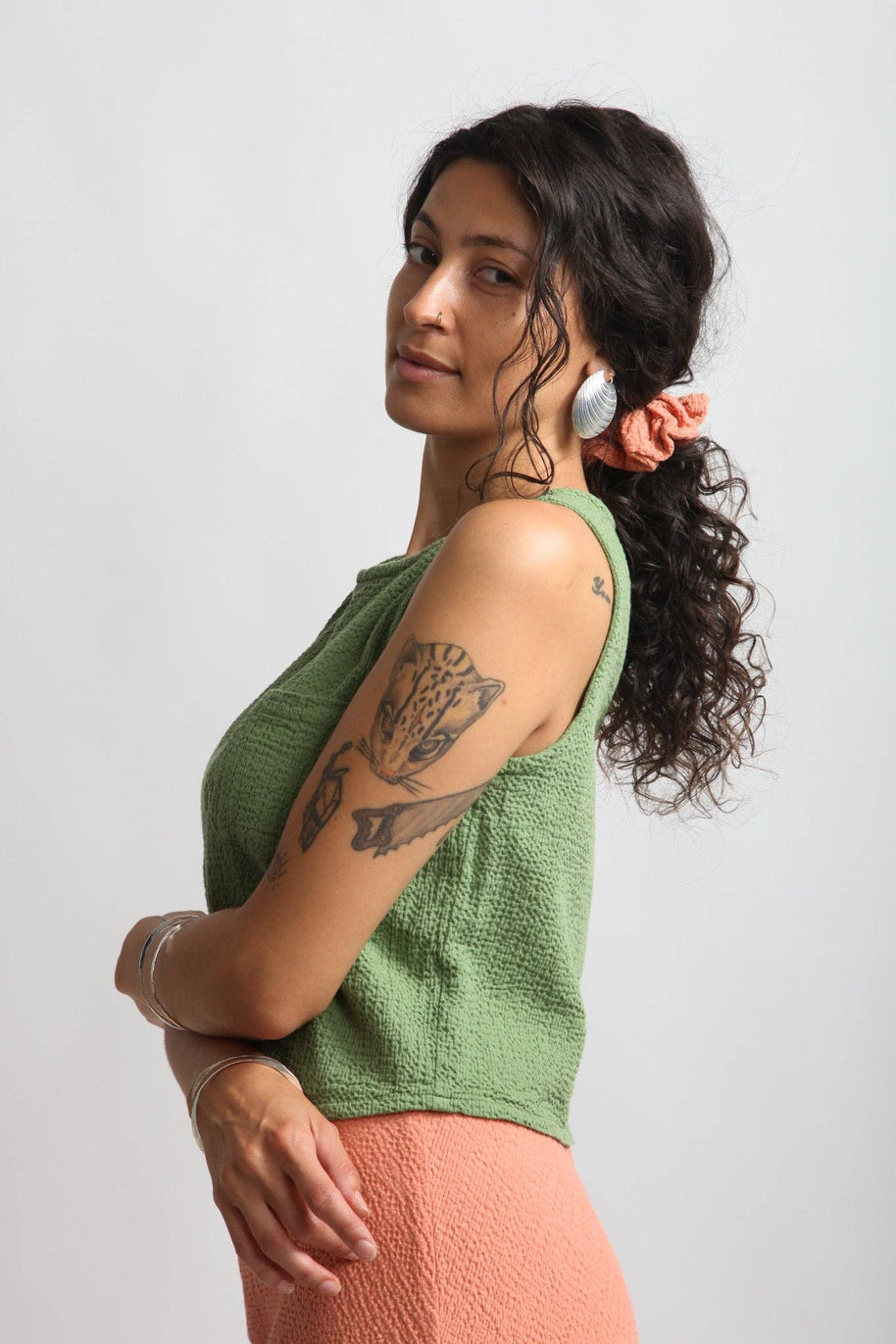Scrunchie - Datura Crinkle