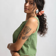 Scrunchie - Datura Crinkle
