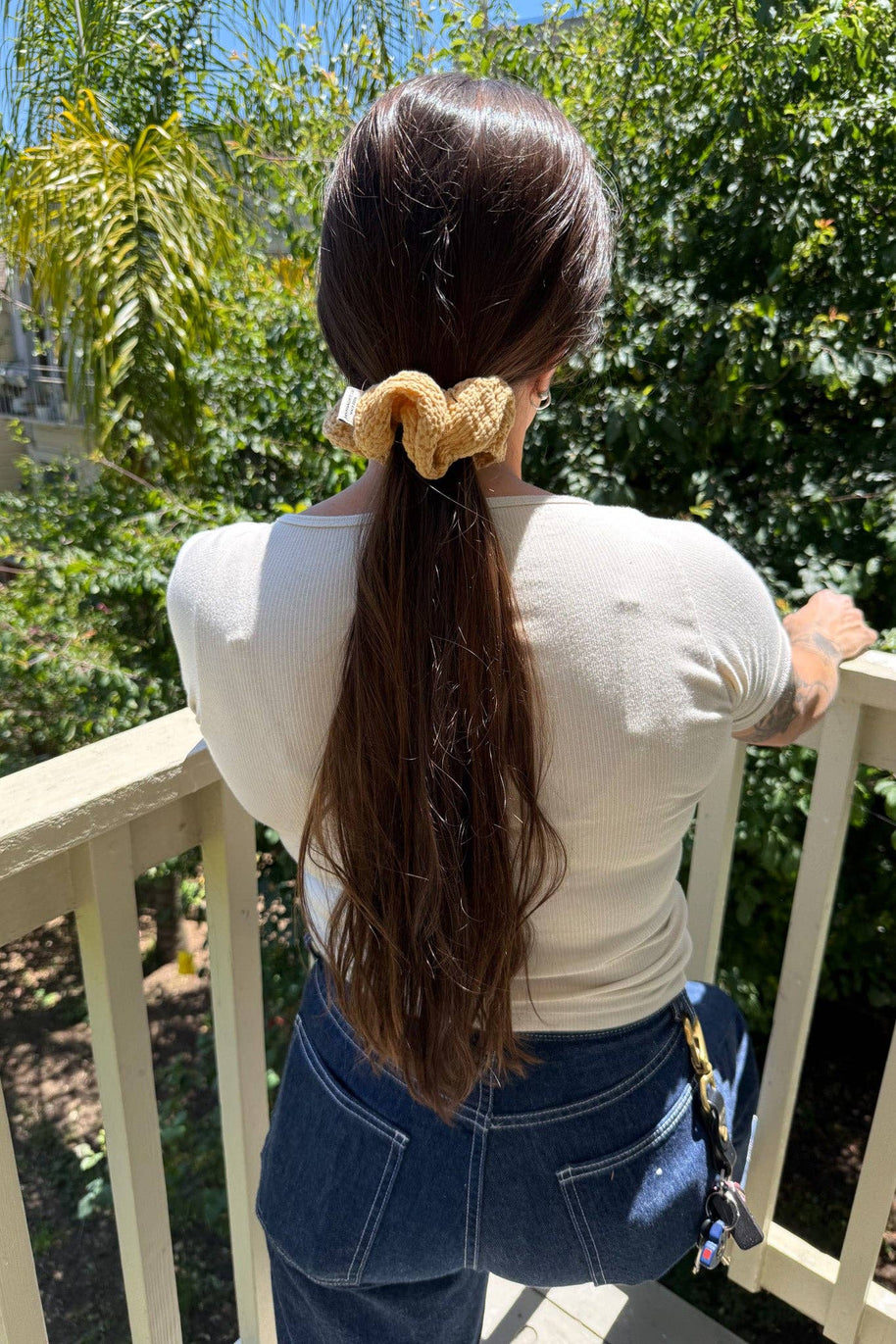 Scrunchie - Basket Crinkle