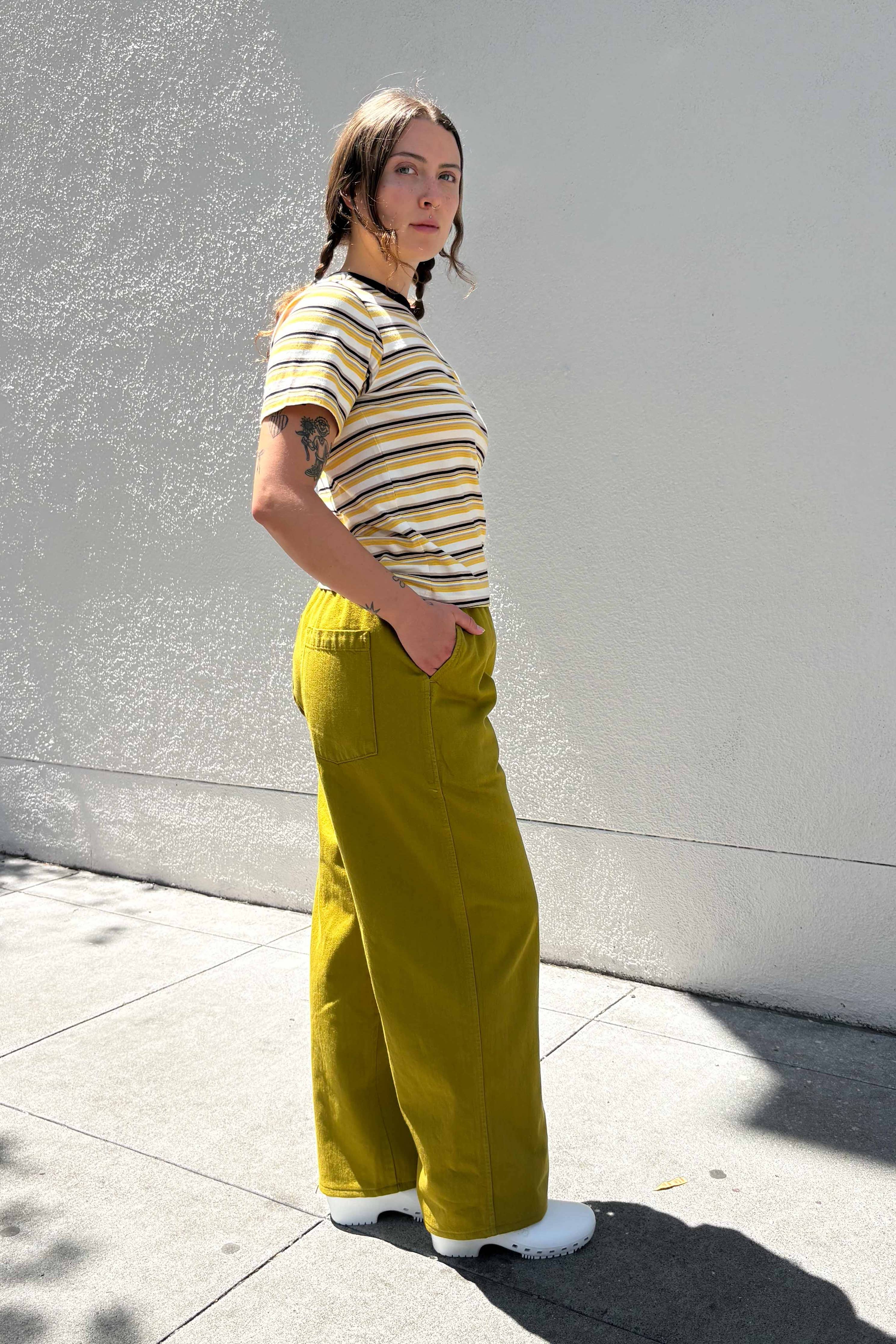 Rockaway Tee - Goldfinch Stripe