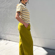 Rockaway Tee - Goldfinch Stripe