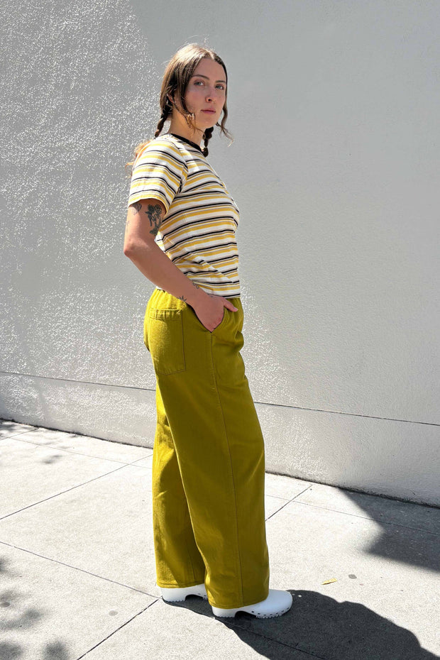 Rockaway Tee - Goldfinch Stripe