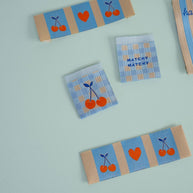 Handmade Cherry Large Garment Labels