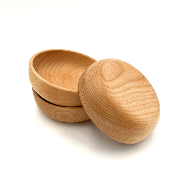 6" Beech Wood Snack Bowl