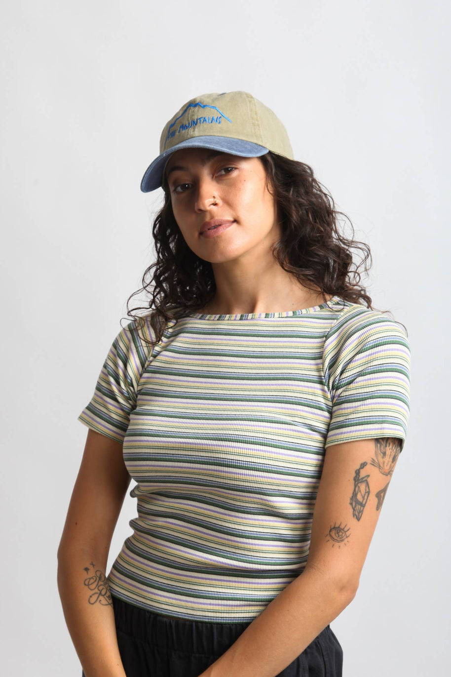 The Mountains Cap - Two Tone Blue