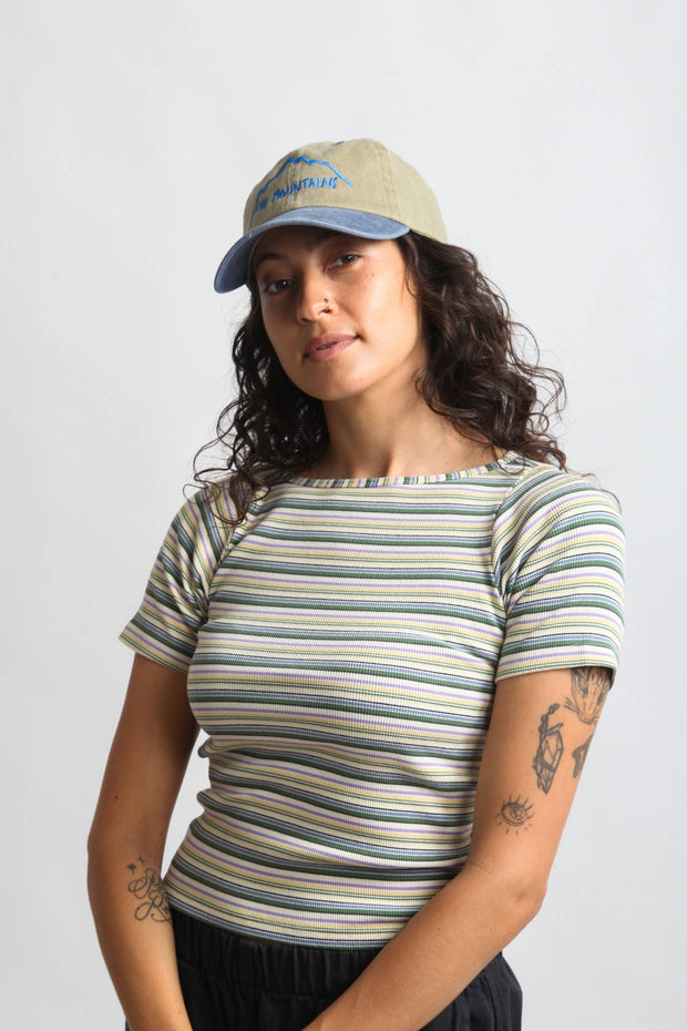 The Mountains Cap - Two Tone Blue