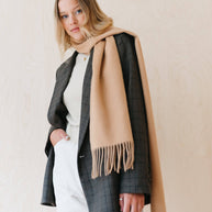 Lambswool Scarf | Camel