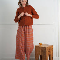 Organdy Plaid Sunday Pant