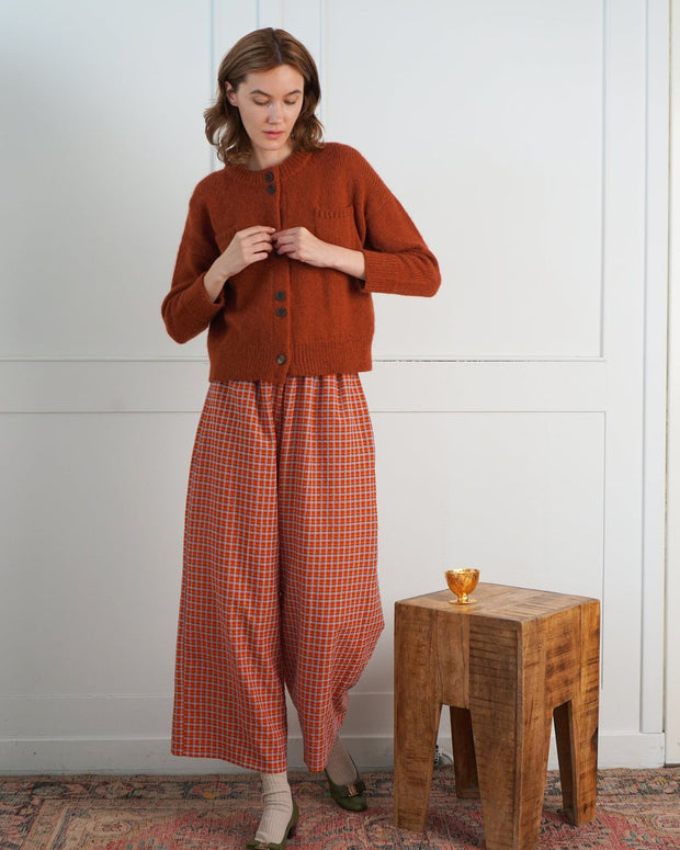 Organdy Plaid Sunday Pant