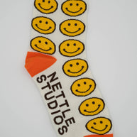 Women’s Cotton Ankle Socks - Classic Smiley Face