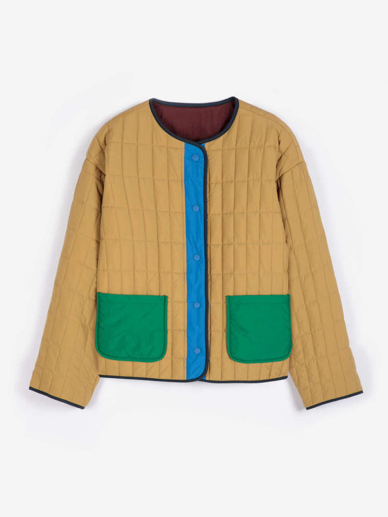 Color Block Reversible Jacket