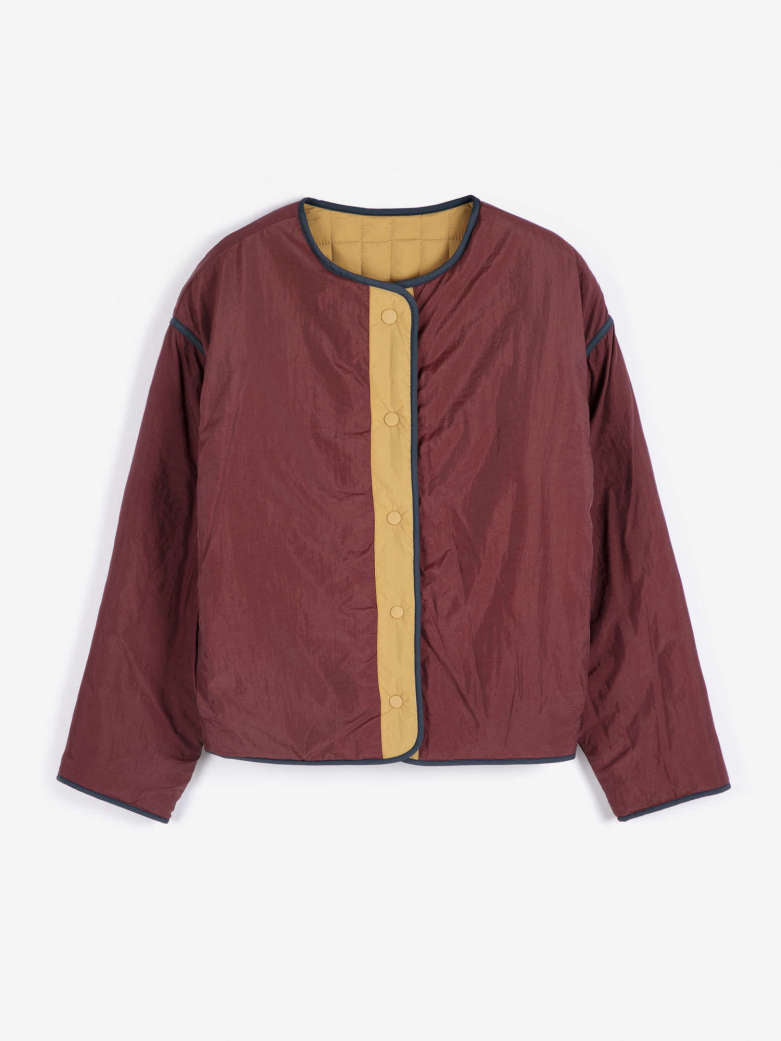Color Block Reversible Jacket