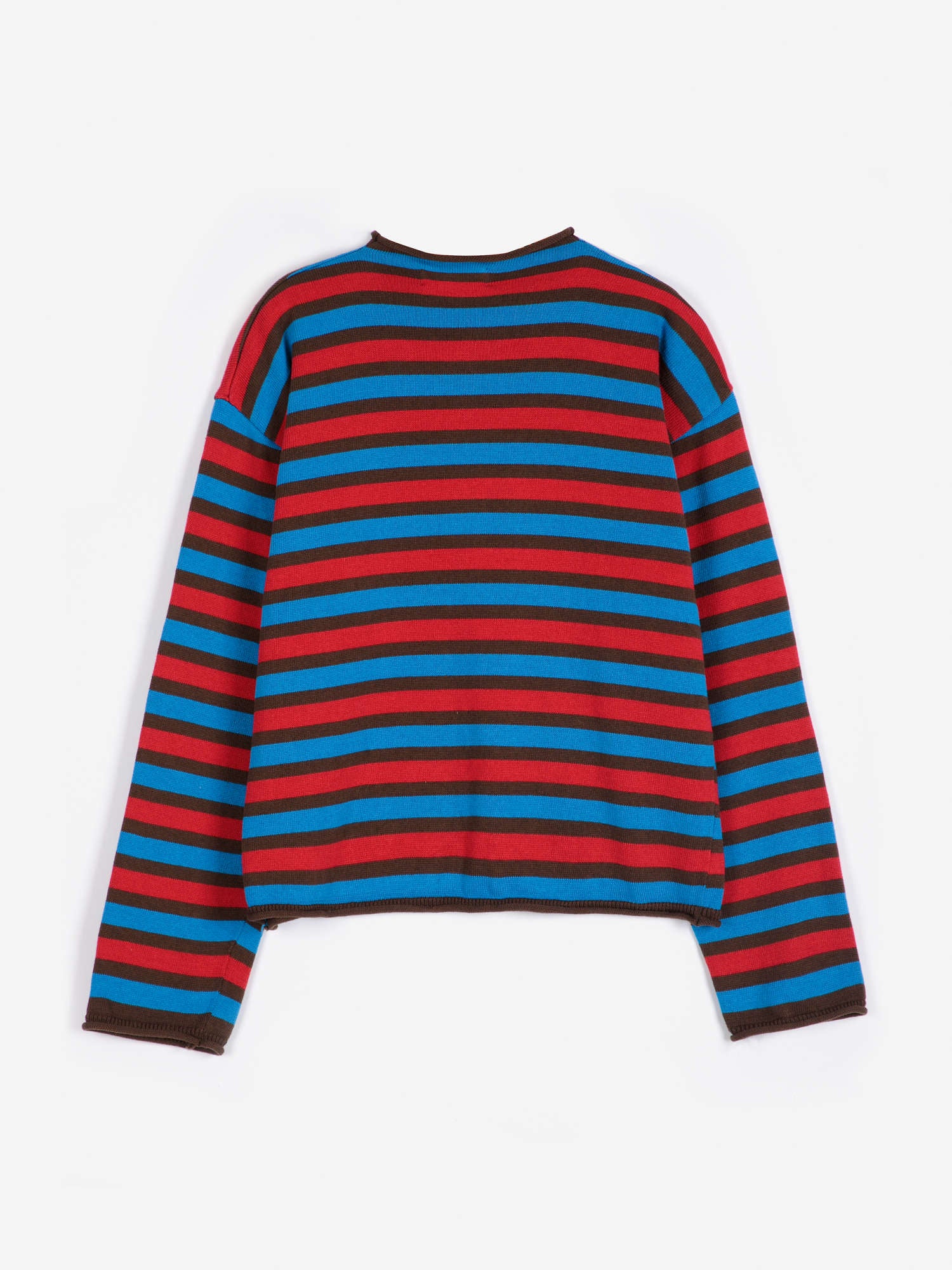 Striped Cotton Cardigan
