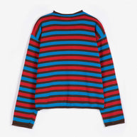 Striped Cotton Cardigan