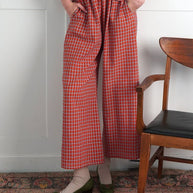 Organdy Plaid Sunday Pant