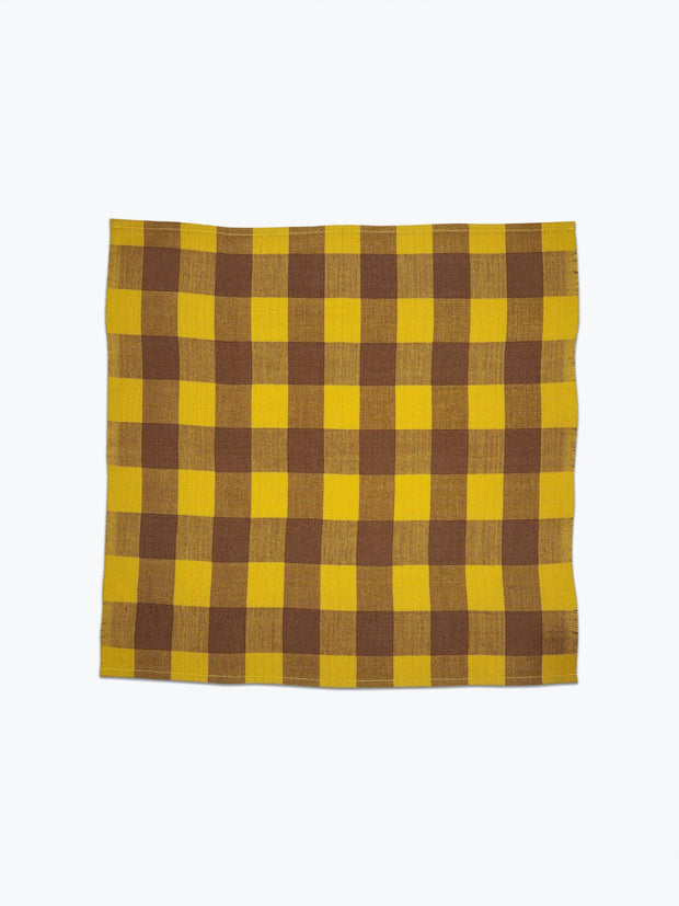 Big Gingham Napkin Pair | Citrine