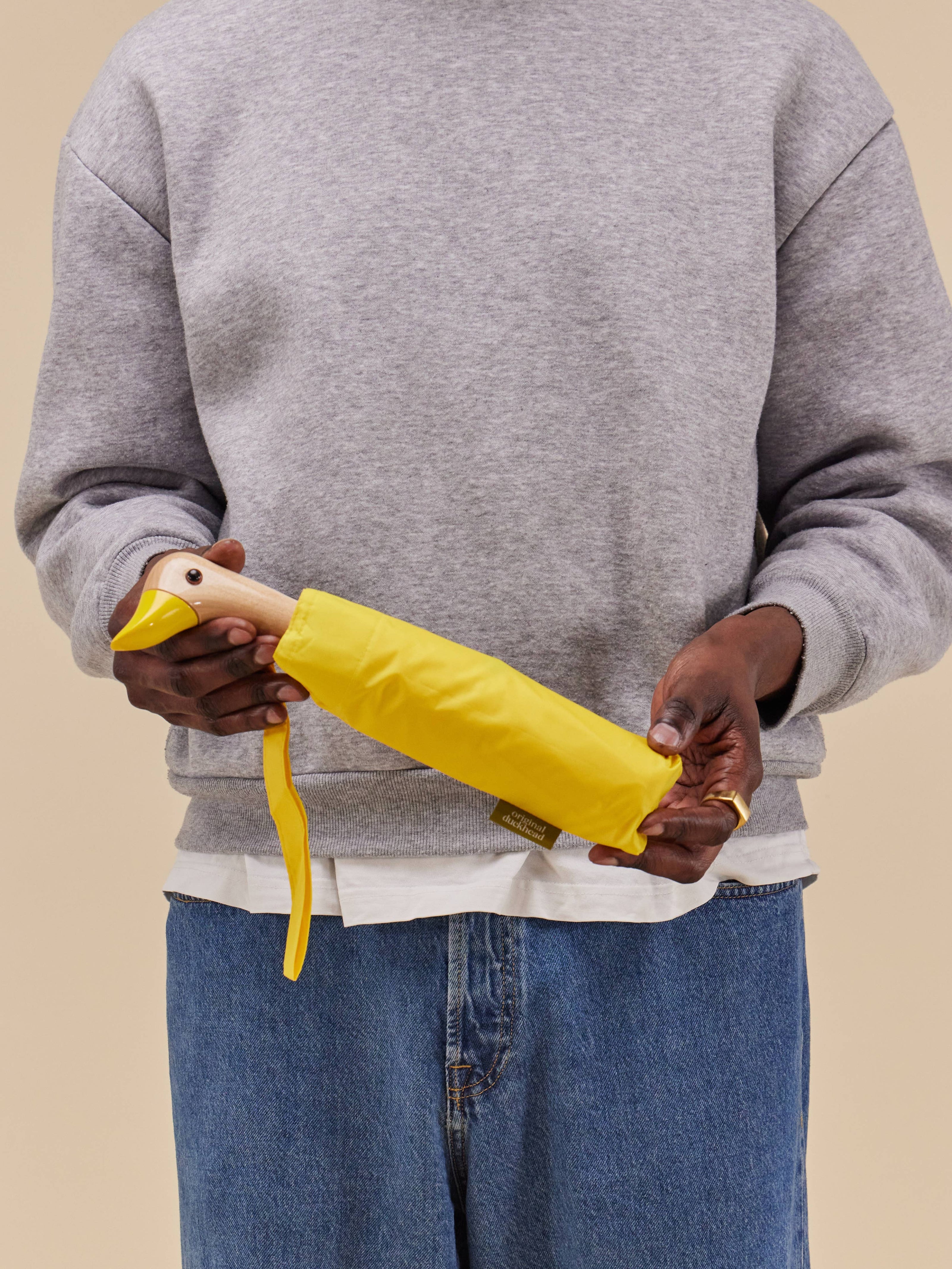 Compact Duckhead Umbrella | Yellow