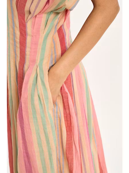 Soho Dress | Popsicle Stripe