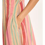Soho Dress | Popsicle Stripe