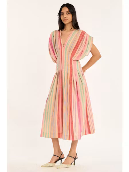 Soho Dress | Popsicle Stripe