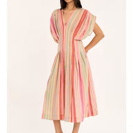 Soho Dress | Popsicle Stripe