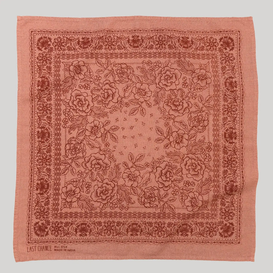 Natural Dye Silk Bandana
