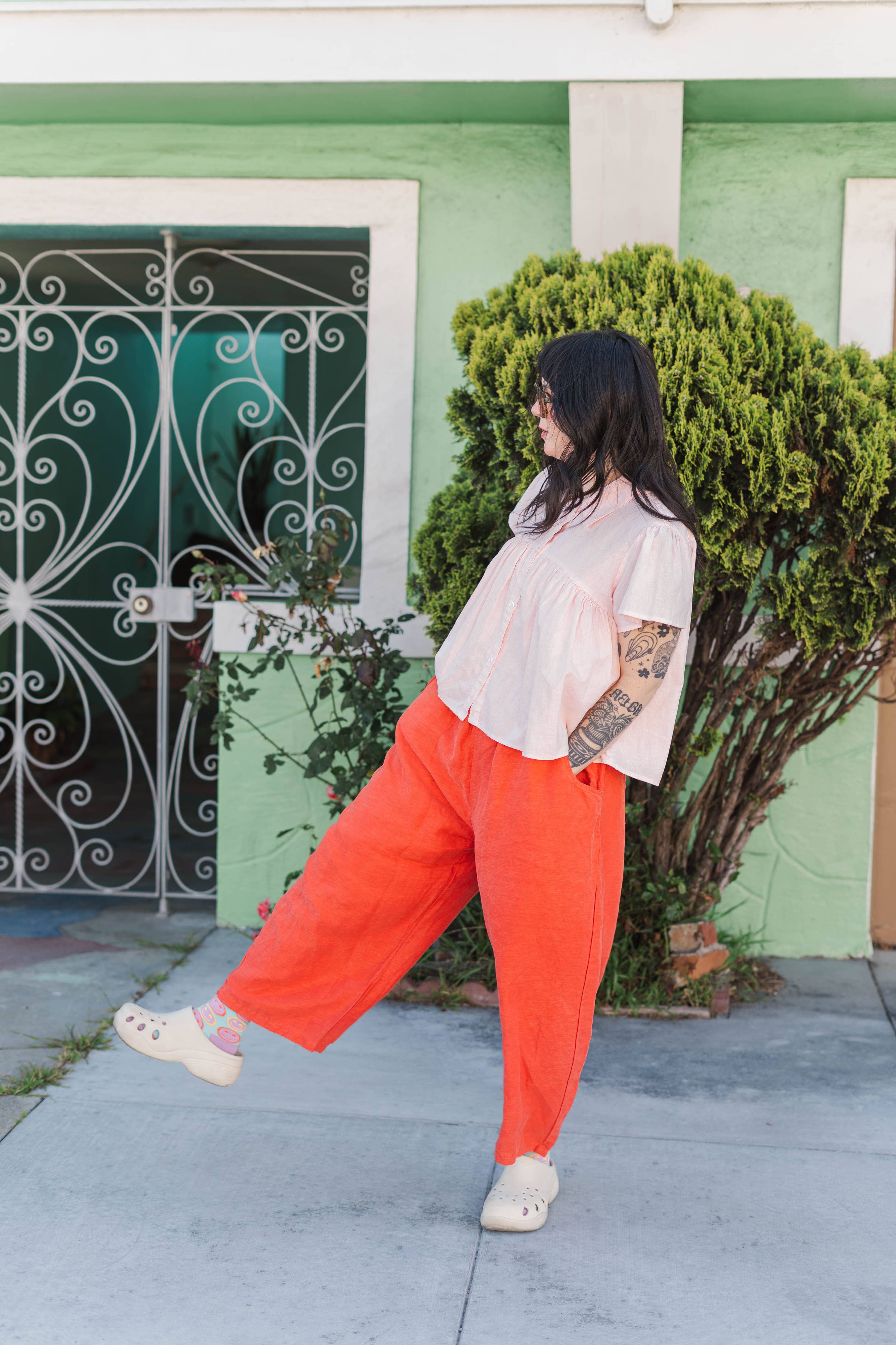 Balloon Pant | Tomato Linen