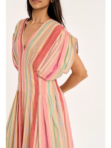 Soho Dress | Popsicle Stripe