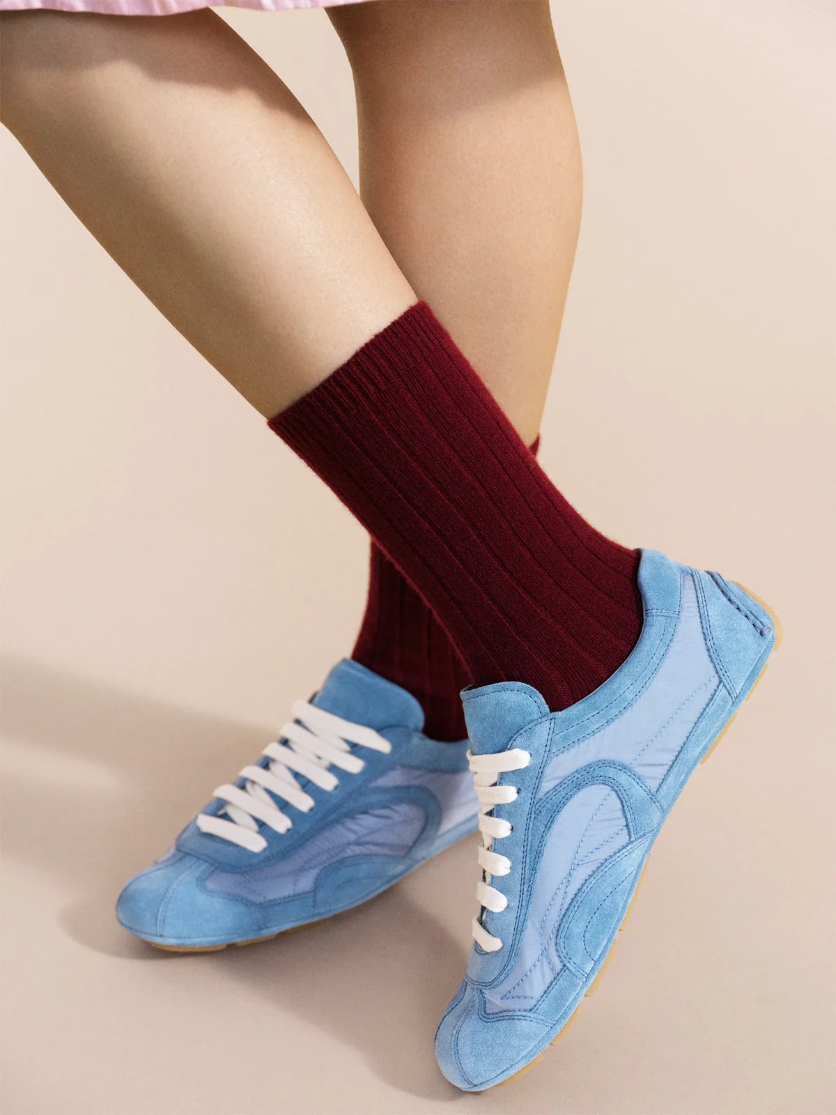 Italia Cashmere Cozy Rib Crew - OS