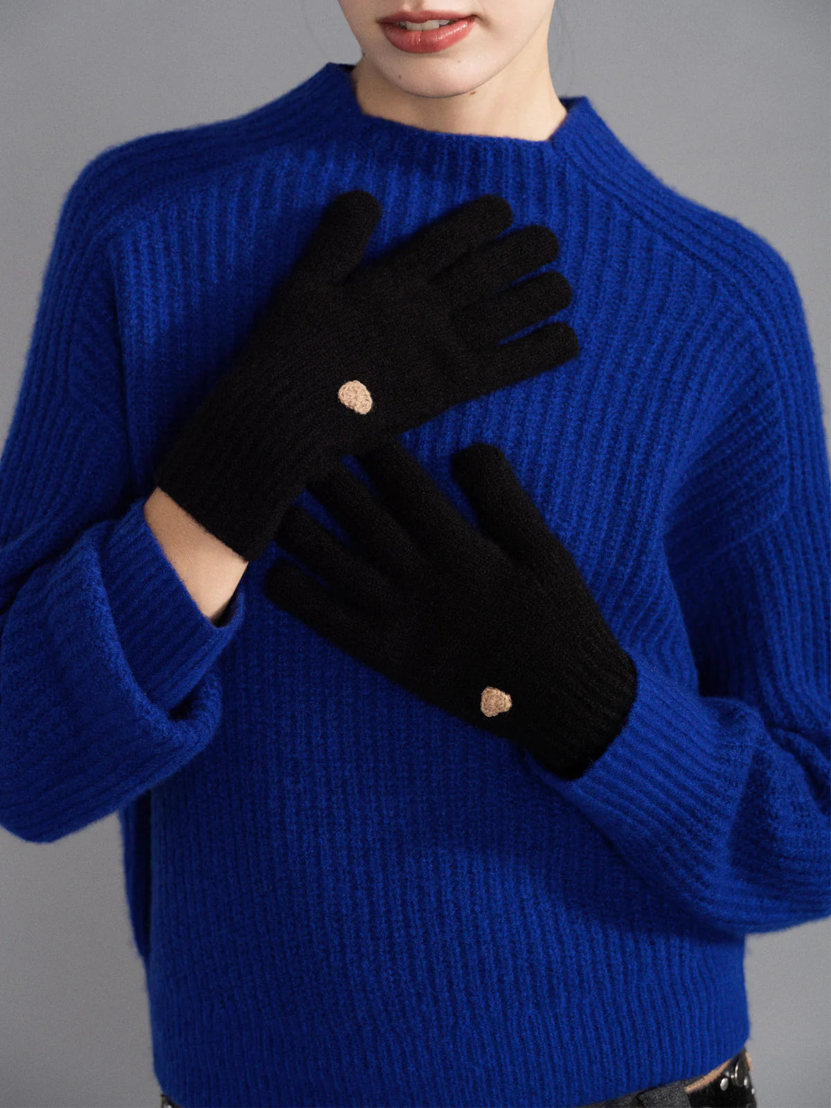Cashmere Heart Gloves