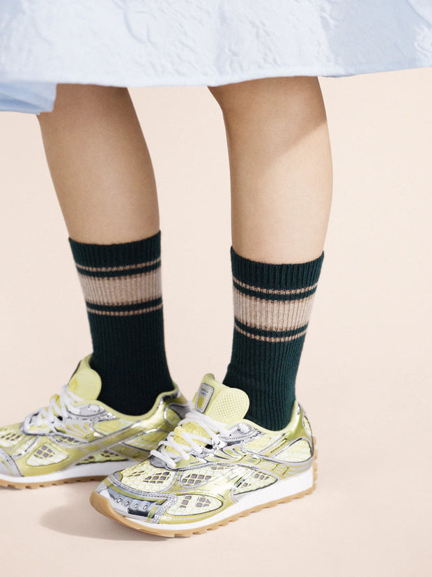 Athleisure Cashmere Crew - OS