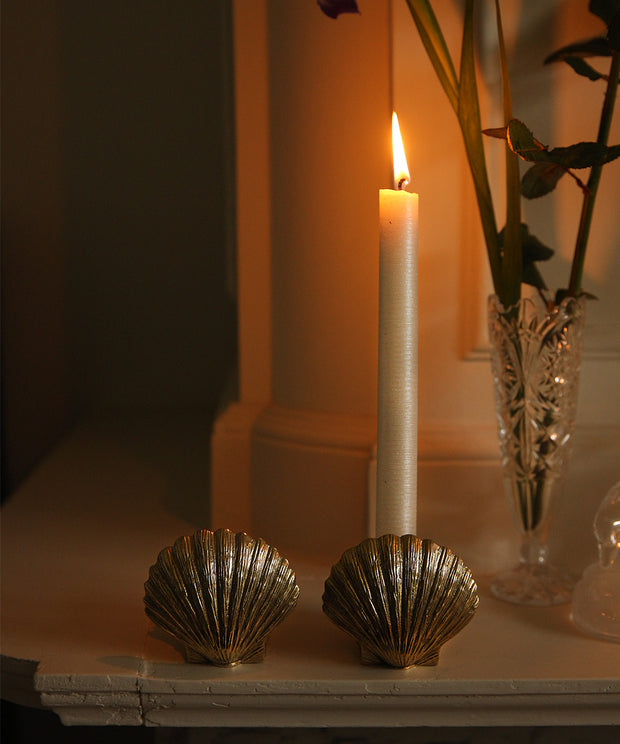 Scarlett Brass Candle Holder