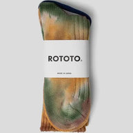 Ribbed Tie Dye Crew Socks