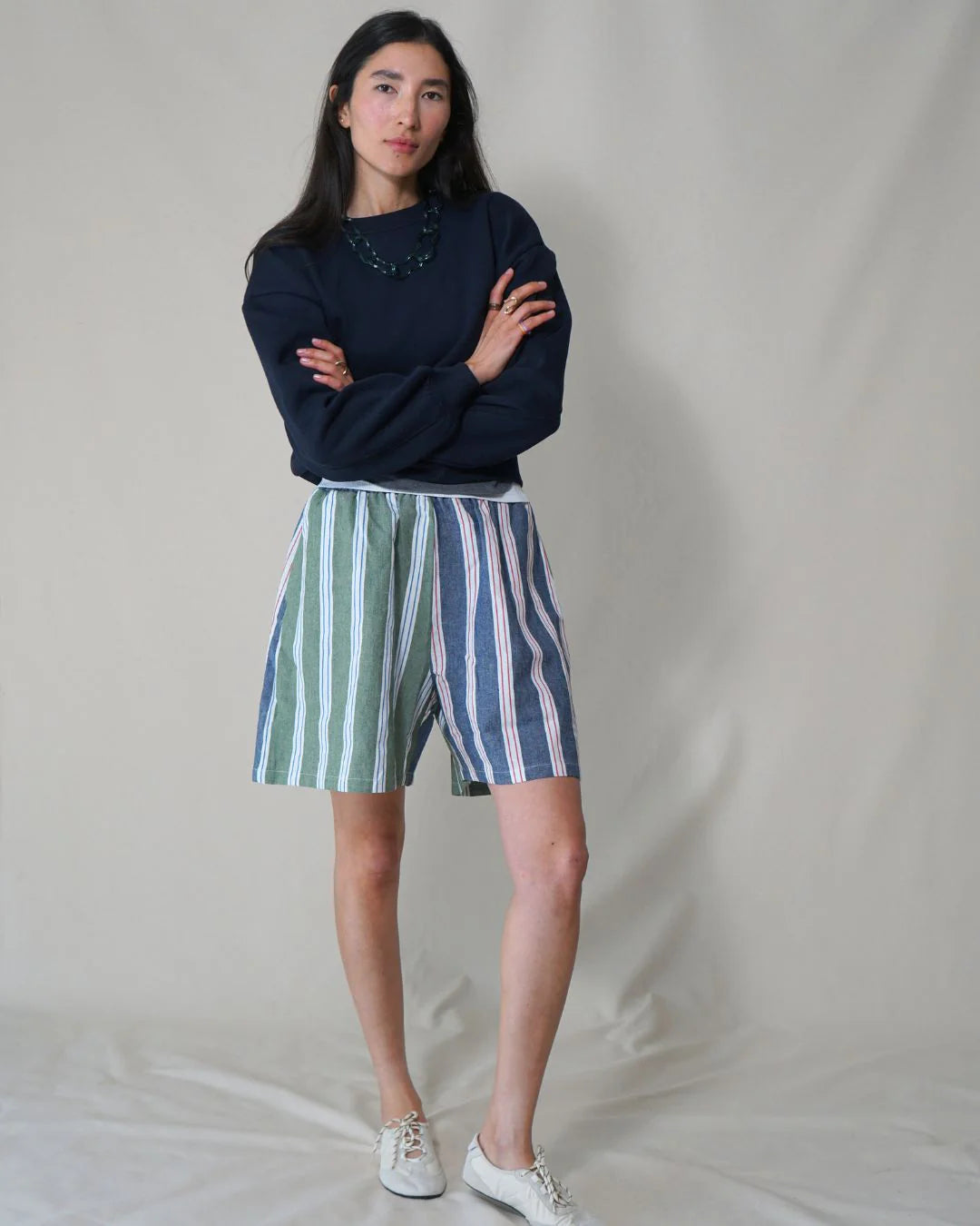 Cabana Stripe Bermuda Shorts